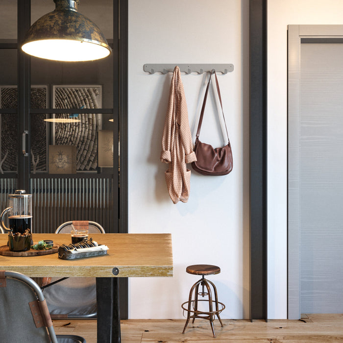 Gorillz Rounded Seven - Wandkapstok - 67 x 6 x 7,8 mm - Grijs