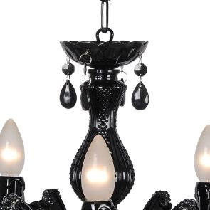 Lucide ARABESQUE Kroonluchter 5xE14 - Zwart