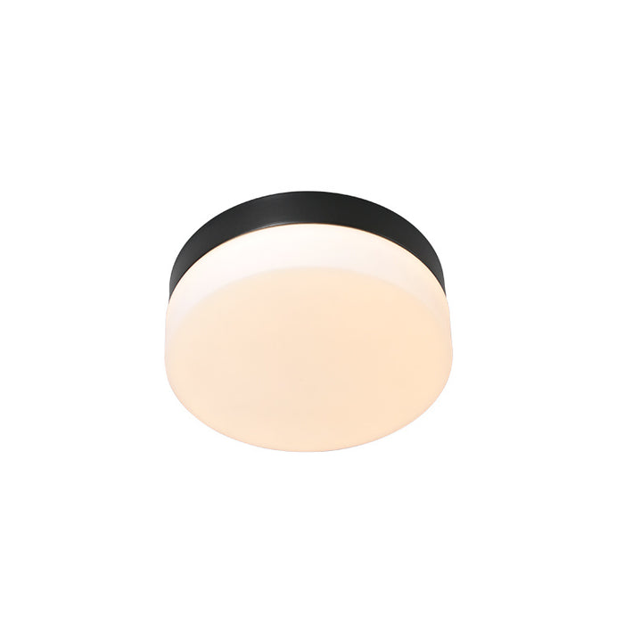 Steinhauer Plafondlamp Ikaro Ø 18 cm IP44 zwart