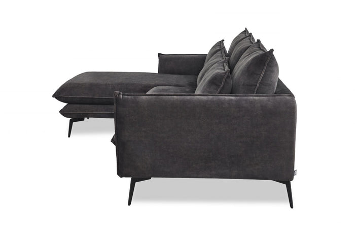 Feel Furniture - Elin – Hoekbank Rechts – Stormgrijs