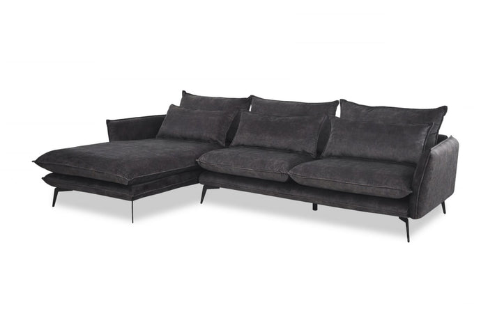 Feel Furniture - Elin – Hoekbank Rechts – Stormgrijs