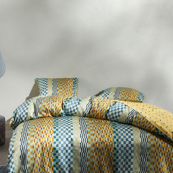 Essenza Stach Dekbedovertrek Autumn yellow 240 x 220 cm