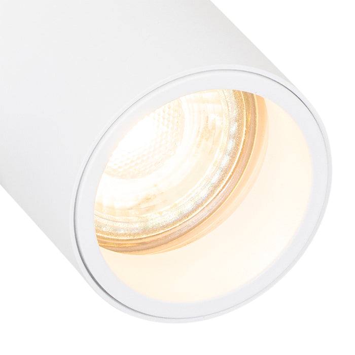 QAZQA Design spot wit 2-lichts verstelbaar - Michael