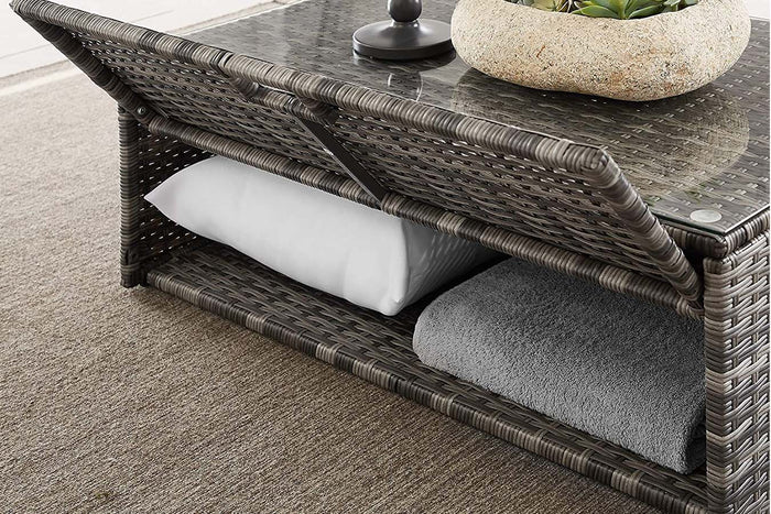 Feel Furniture - Wicker Corner loungeset - Verona - Blauw