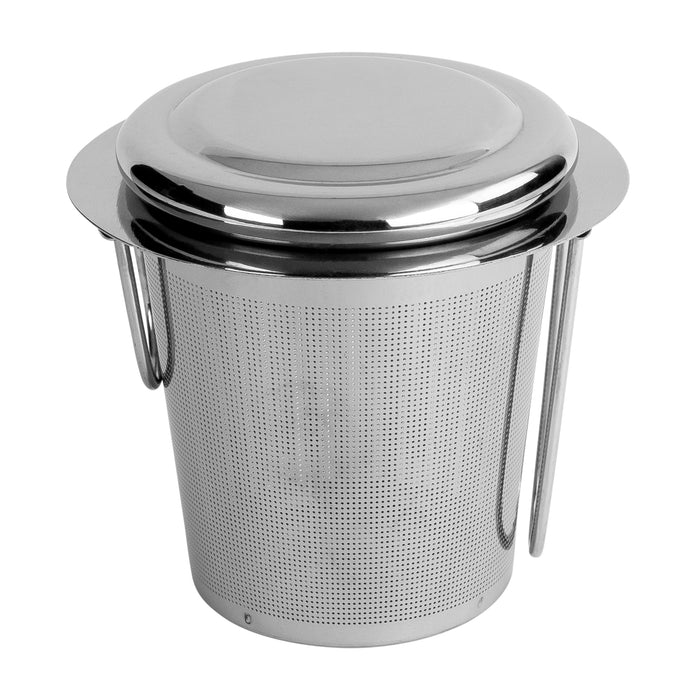 Krumble Theefilter met deksel - RVS