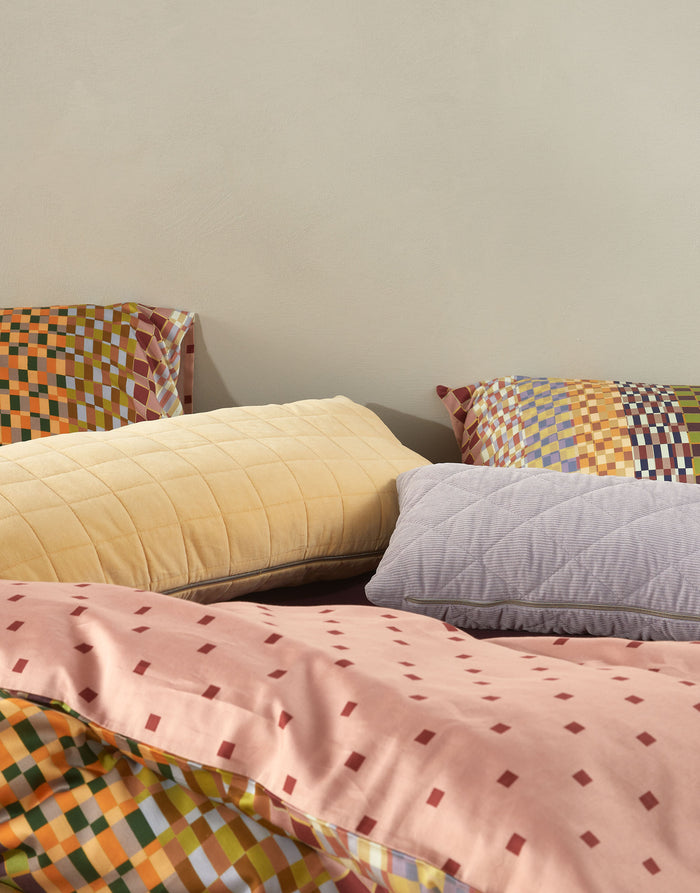 Essenza Stach Dekbedovertrek Antique pink 240 x 220 cm