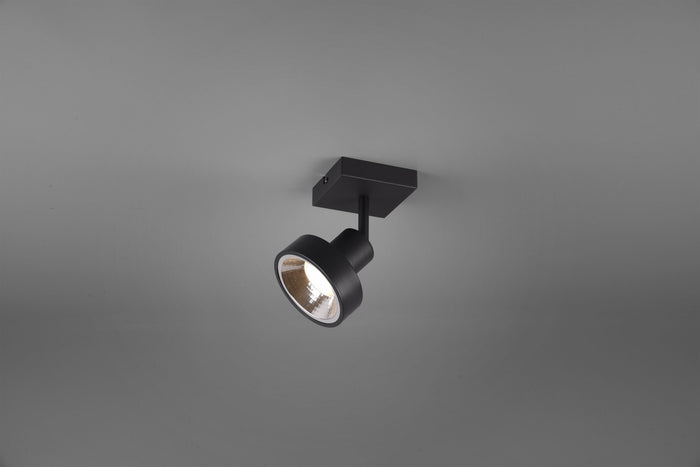 Trio Leuchten spot industrieel - Metaal - Zwart