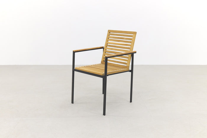 VDG Milo stapelstoel - natural teak