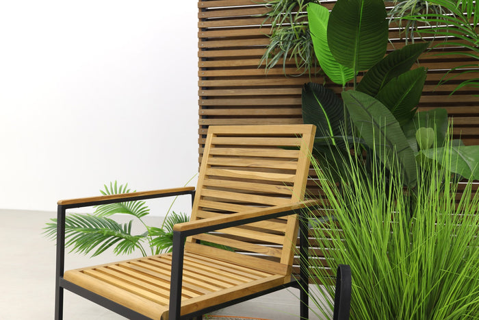 VDG Milo stapelstoel - natural teak