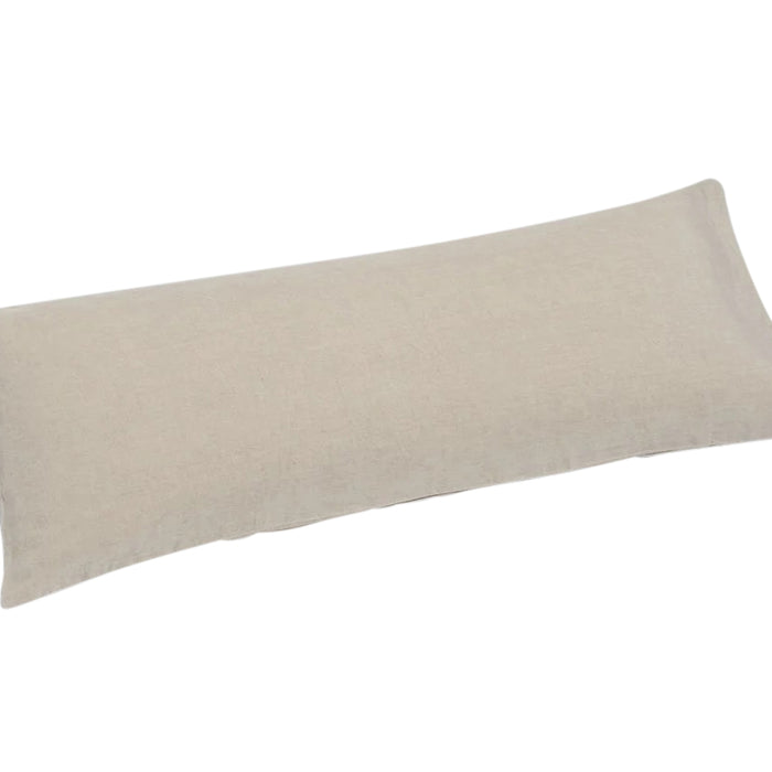 Yumeko kussensloop gewassen linnen natural 40x80