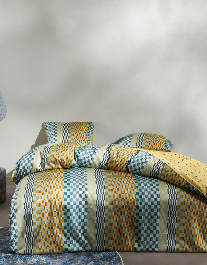 Essenza Stach Dekbedovertrek Autumn yellow 140 x 220 cm