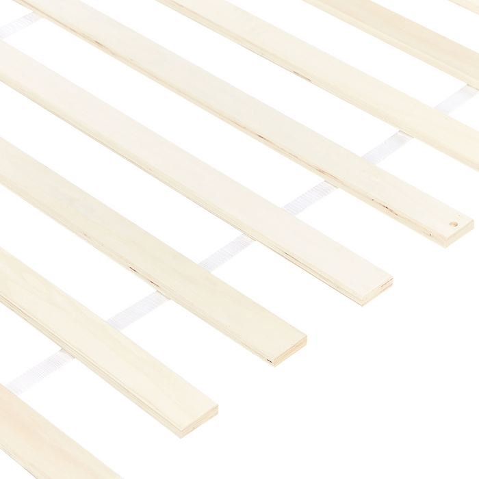Beliani-BARRET-Eenpersoonsbed-Lichte houtkleur-90 x 200 cm-Dennenhout