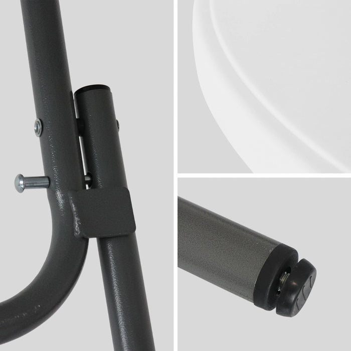 sweeek - Twee opvouwbare statafels Ø80cm + met hoes - Gala