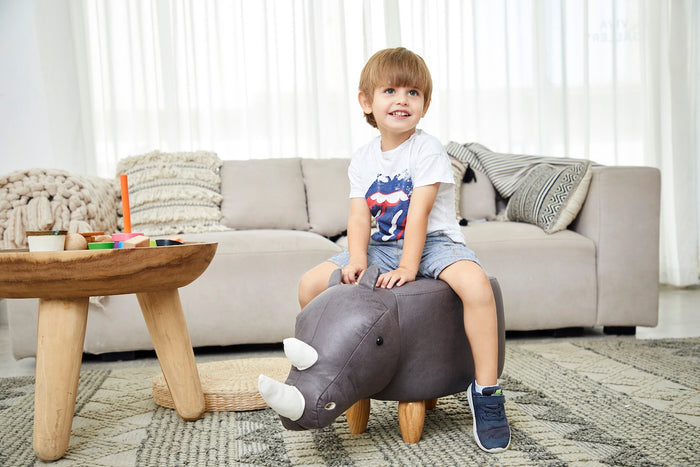 Feel Furniture - Kinder dierenstoel - Neushoorn