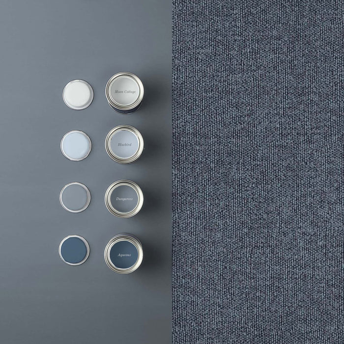 Graham & Brown vliesbehang met vinyl toplaag Twill Denim blauw