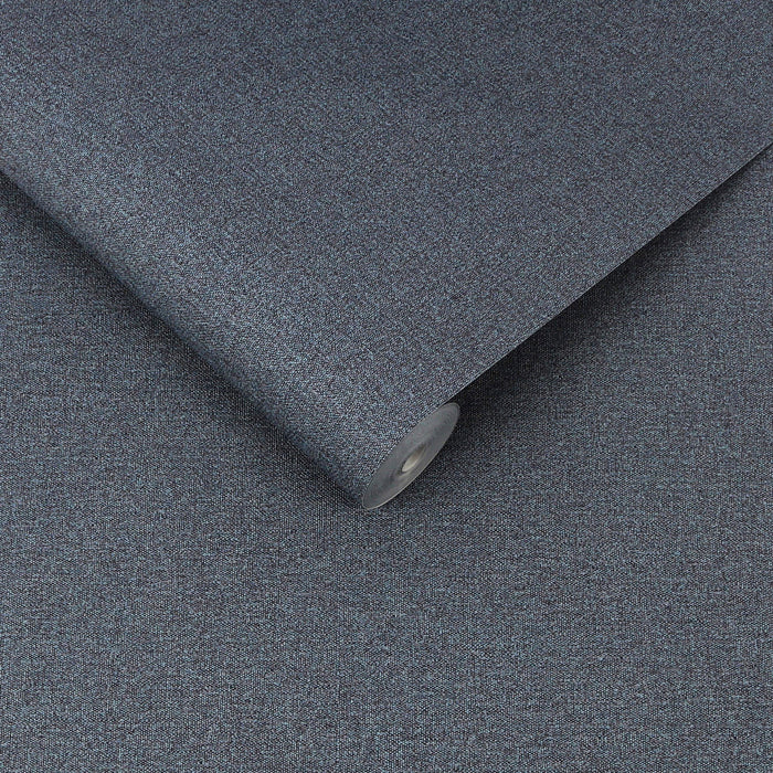 Graham & Brown vliesbehang met vinyl toplaag Twill Denim blauw