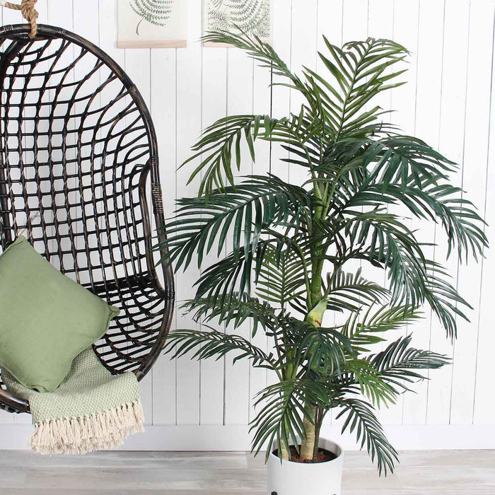 Mica Decorations Areca palm Kunstplant - H150 x Ø100 cm - groen