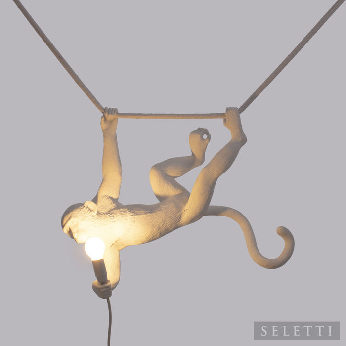 Seletti Monkey Lampresin Aan Touw