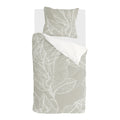 Walra Leaves & Trees Dekbedovertrek 140 x 220/240 cm - Olijfgroen