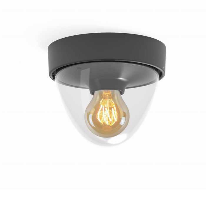 Nowodvorski Buitenlamp Nook Ø 18 cm sensor zwart