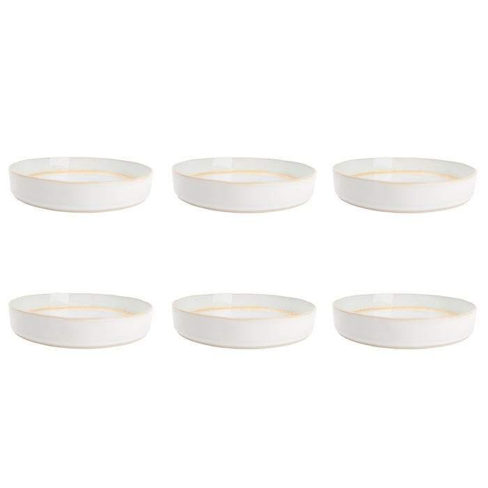 F2D Gold Glister Pastabord Ø 23,5 cm - 6 st.