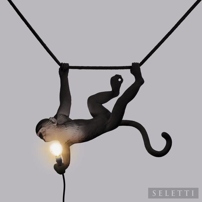 Seletti Monkey Outdoor Lampresin Aan Touw