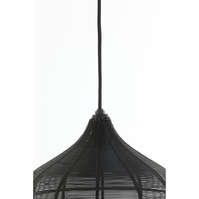 Light & Living Hanglamp Alvaro - Zwart - Ø27x29,5 cm