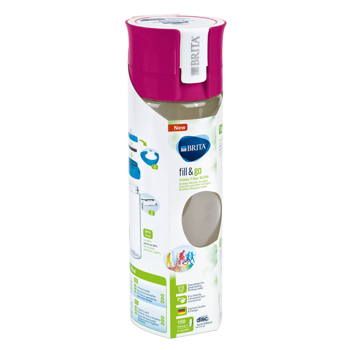 Brita Fill & Go Vital Waterfles met Filter 0,6 L