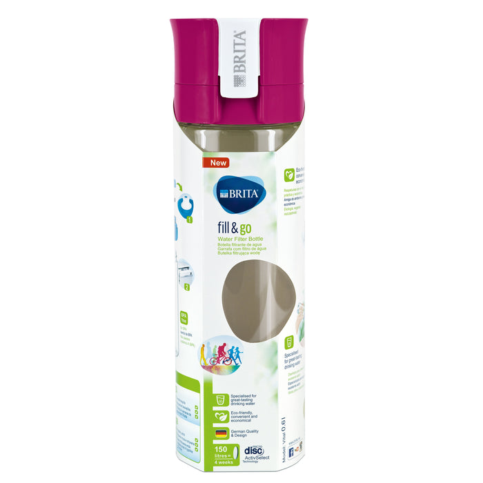 Brita Fill & Go Vital Waterfles met Filter 0,6 L