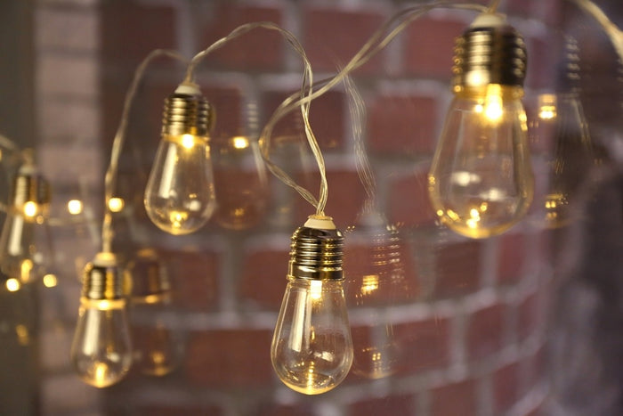 Kikkerland Edison Bulb Partysnoer 2,5m/10 lampjes