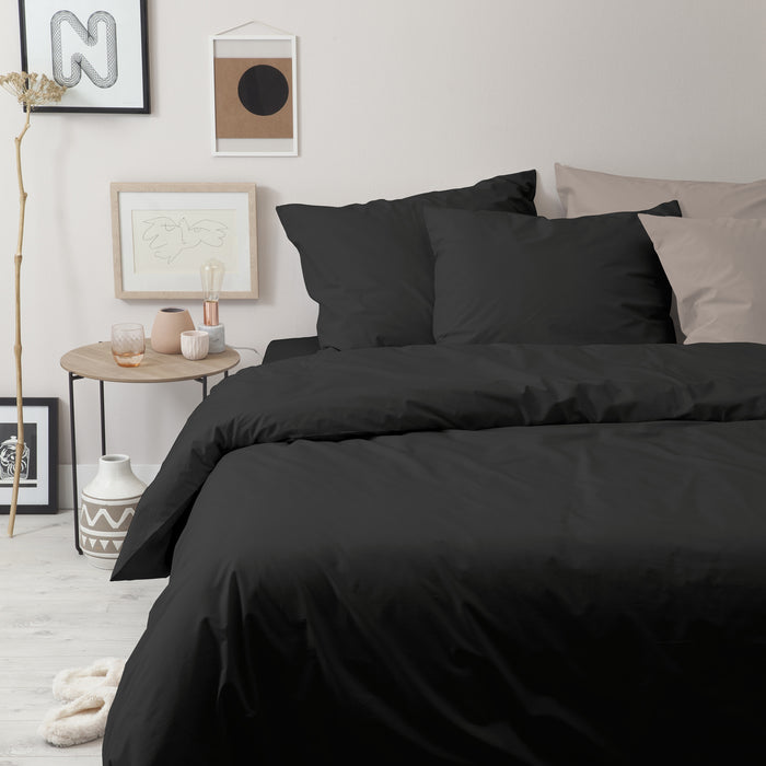 Cinderella dekbedovertrek Weekend - Katoen - 200x200|220 cm - Zwart