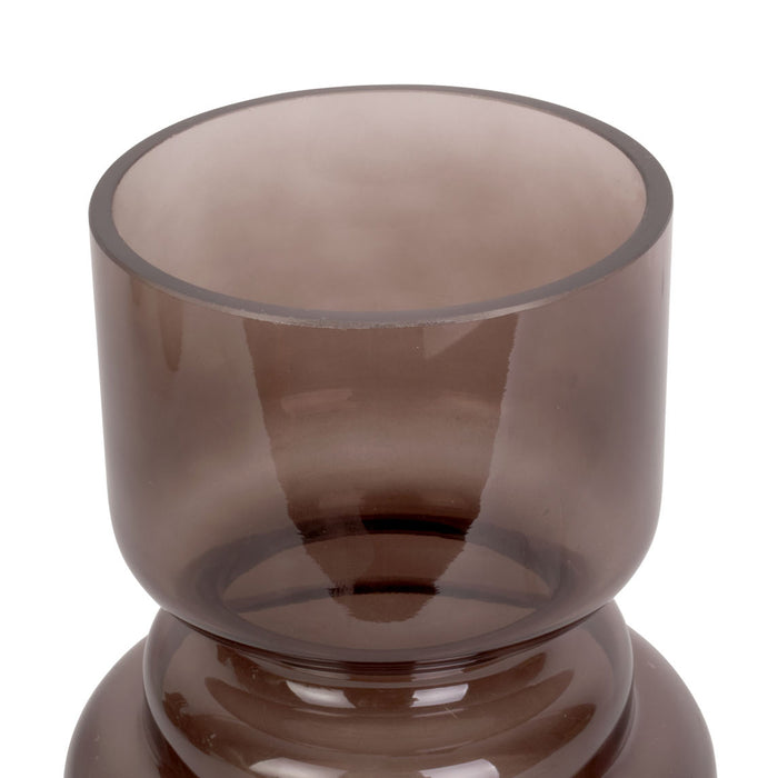 present time Courtly Vaas Medium - Chocolade bruin