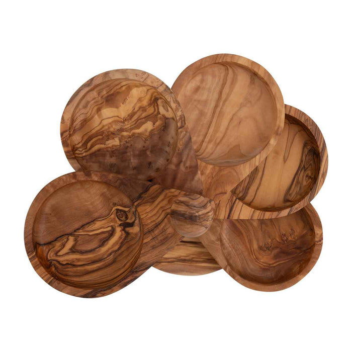 Bowls and Dishes Pure Olive Wood Etagère 5-delig