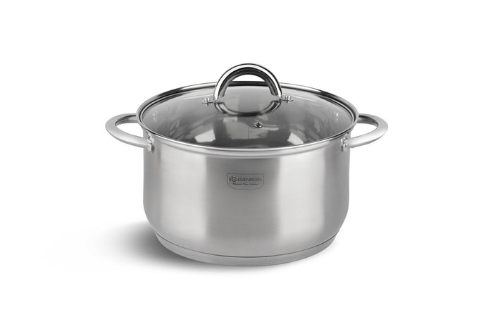 Edenberg Classic Line - Pannenset - RVS - 10 delig - 5-laags bodem