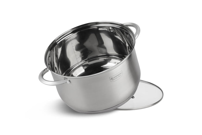 Edenberg Classic Line - Pannenset - RVS - 10 delig - 5-laags bodem