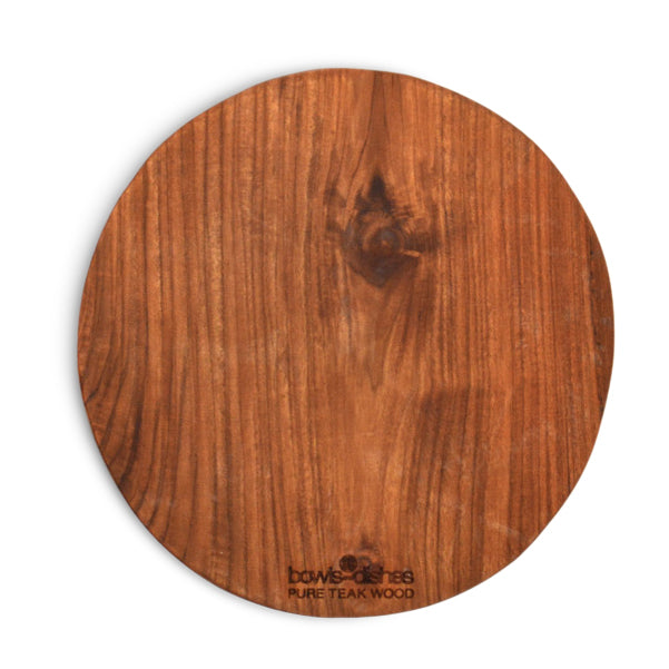 Bowls and Dishes Pure Teak Wood Boomstam Ø 35 cm