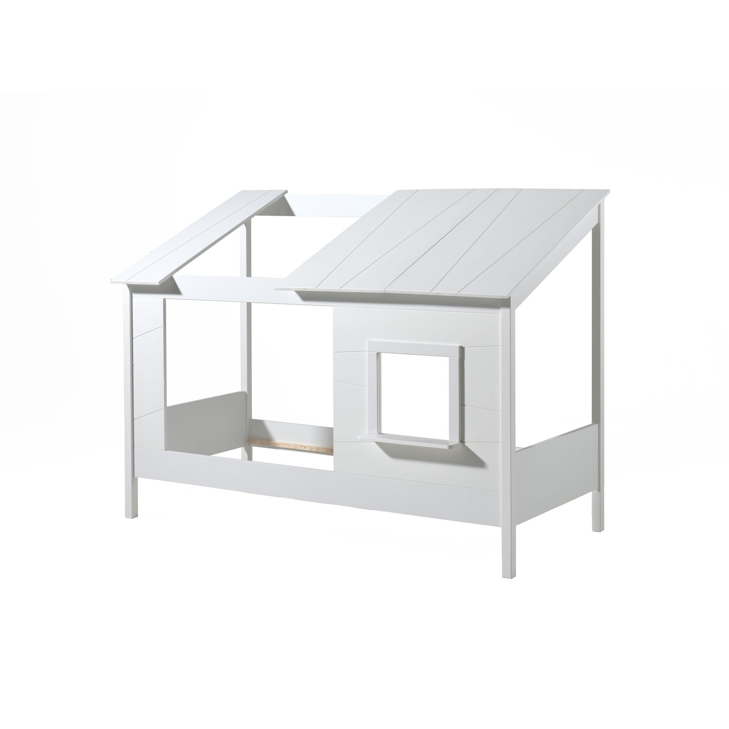 Vipack Housebed Huisbed Met Open Dak 90 x 200 cm + Venster En Bedlade