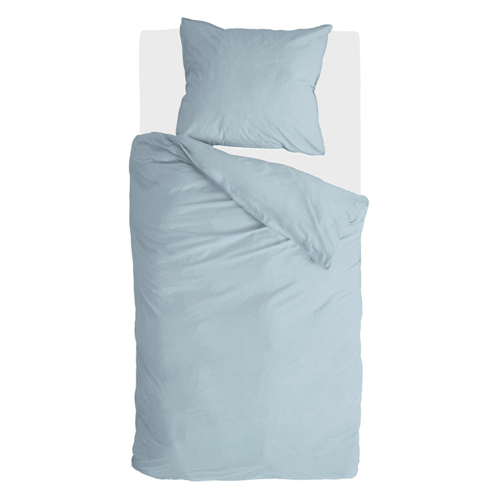 Walra Vintage Cotton Dekbedovertrek 140 x 220/240 cm - Jeans blauw