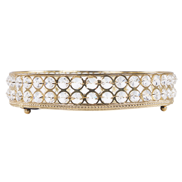 Beliani - VATAN - Rond Dienblad - Goud - IJzer