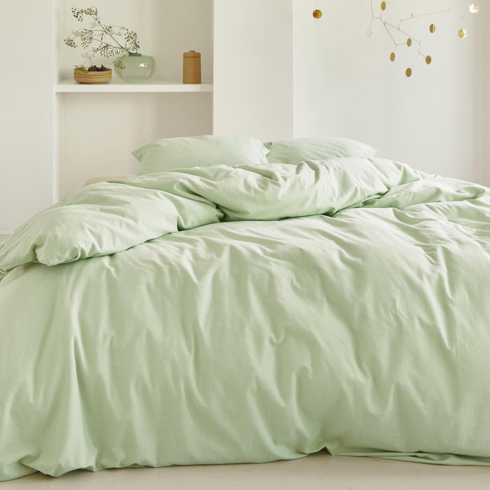 Essenza Guy Dekbedovertrek 200 x 220 cm - Pistache