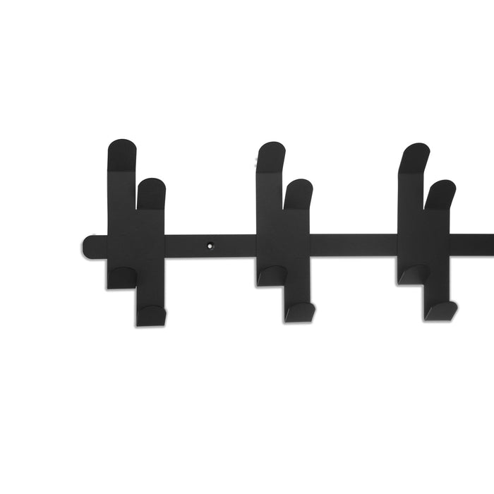 Gorillz Wandkapstok Origami - Wandkapstok - 20 haken - Zwart