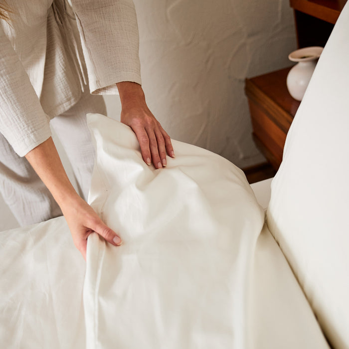 Cinderella dekbedovertrek Satijn - 260x200|220 cm - Ivoor