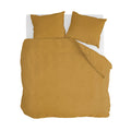 Walra Vintage Cotton Dekbedovertrek 200 x 220/240 cm - Honing mosterd
