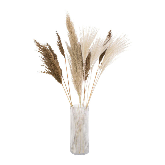 present time Allure Straight Vaas Large - Donkergrijs