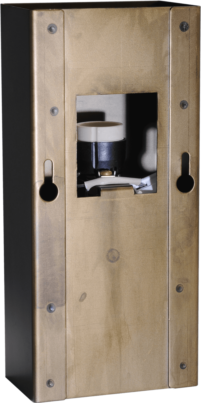 Masterlight Wandlamp Metallico H 22 cm B 10 cm antiek brons