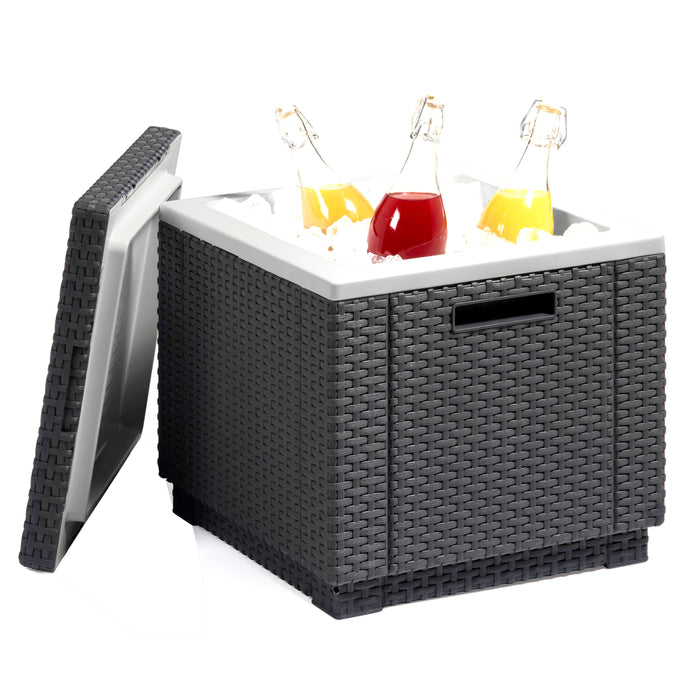 Allibert Ice Cube Koelbox & Bijzettafel
