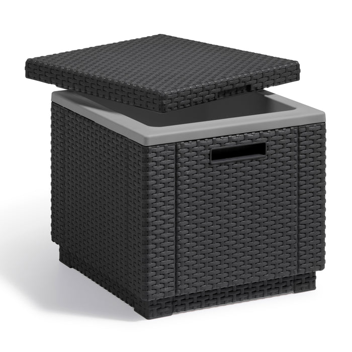 Allibert Ice Cube Koelbox & Bijzettafel