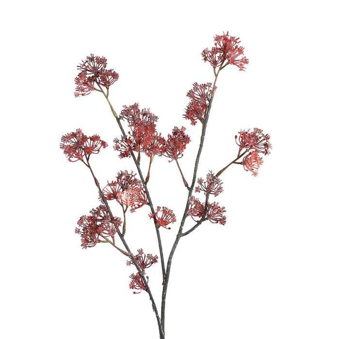 PTMD Garden Bloem Mini Bloem Kunsttak - 38 x 27 x 69 cm - Bordeaux