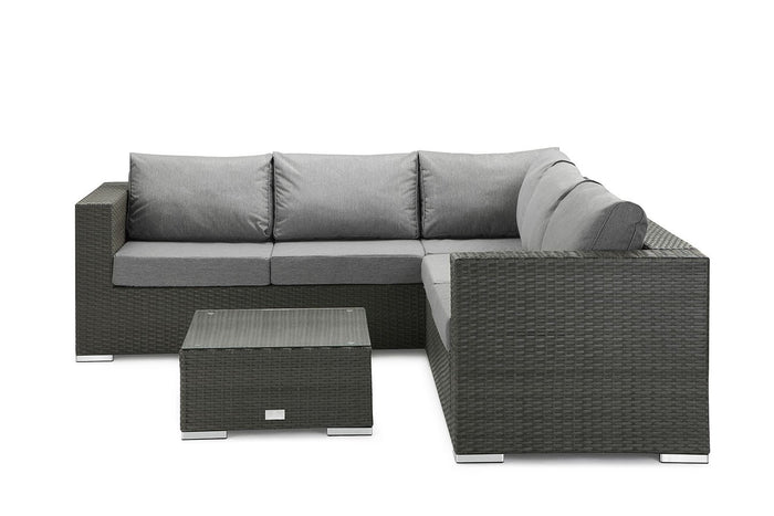 Feel Home - Alu Wicker Corner loungeset - Messina II