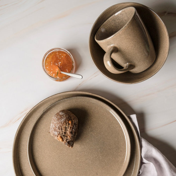 Dutch Rose Bord 27 cm Camel